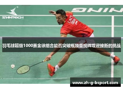 羽毛球超级1000赛金徐组合能否突破瓶颈重现辉煌迎接新的挑战